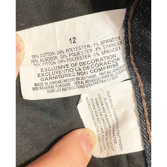 50% OFF Nine West Jeans Broadway Fit Straight Leg Dark Blue - Picture 5 of 7